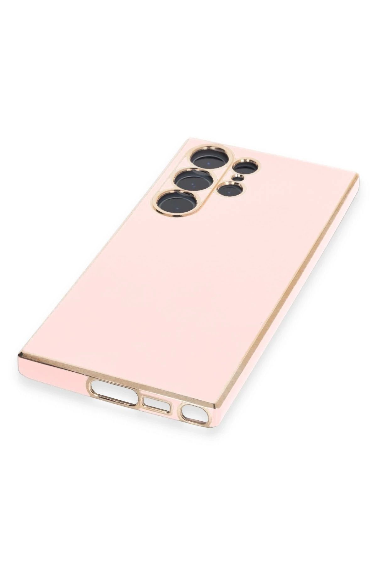 NewFace Samsung Galaxy S23 Ultra Kılıf Volet Silikon - Pembe SVLRS