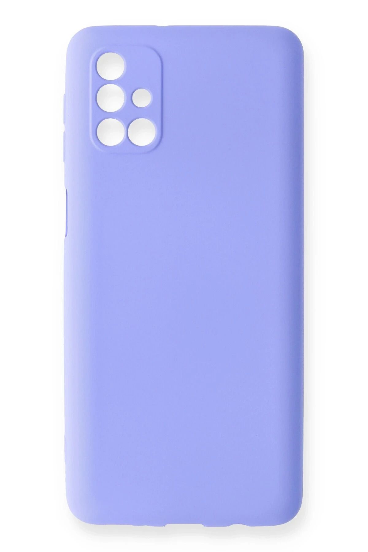 NewFace Samsung Galaxy M31S Kılıf First Silikon - Lila SVLRS