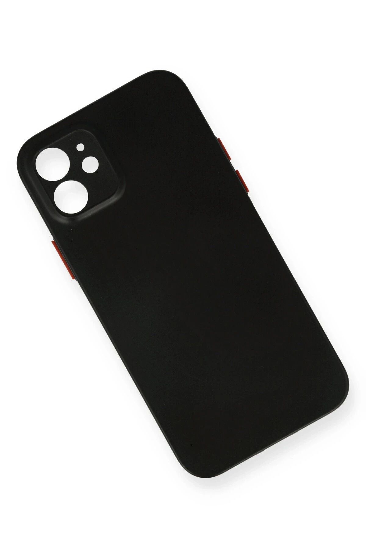 NewFace iPhone 12 Kılıf PP Ultra İnce Kapak - Siyah FLKRY