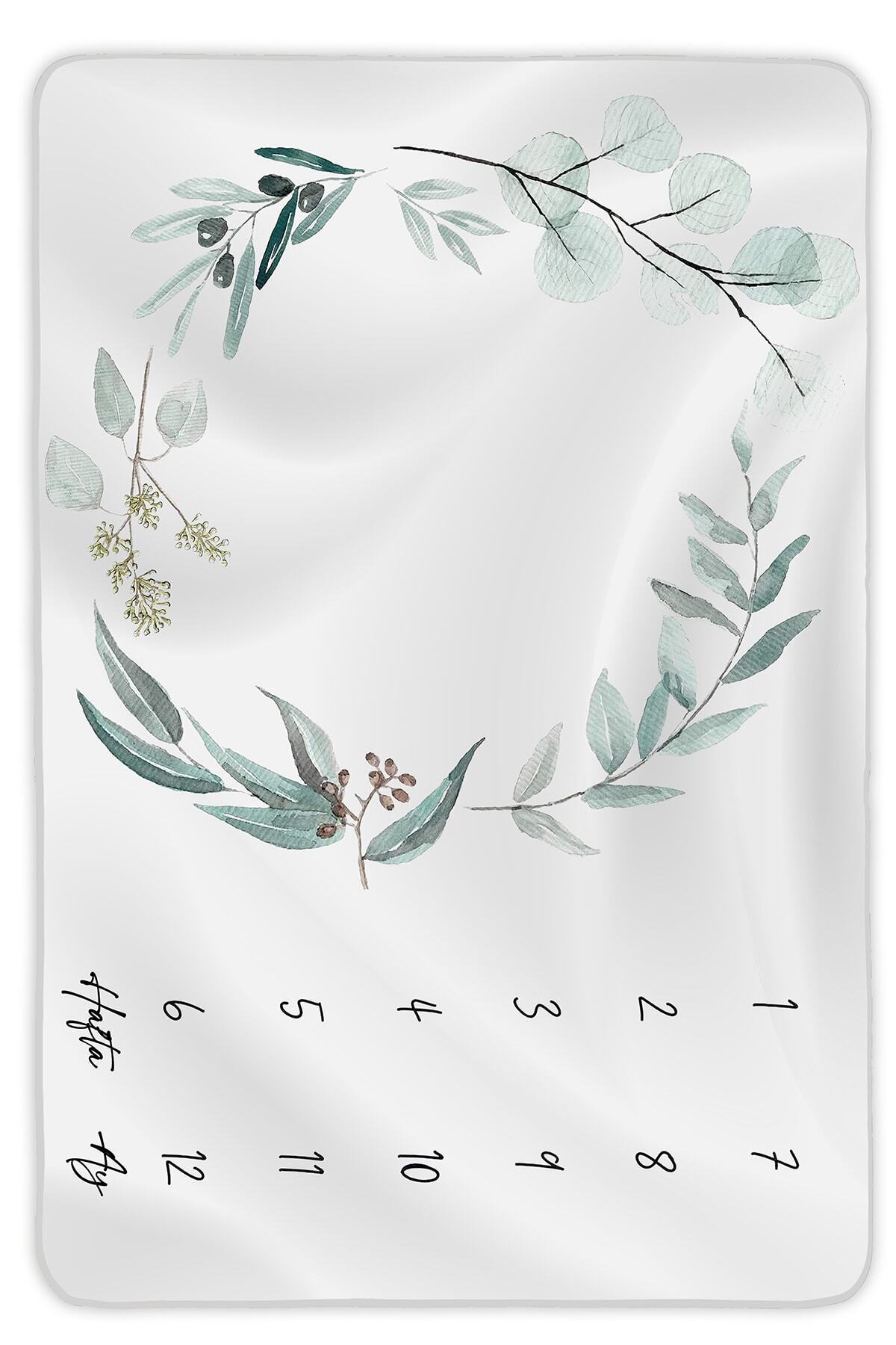 Moky Design Bebek Hediyelik Aylık Fotoğraf Anı Battaniyesi, Hediye Erkek Kız Bebek Yeni Doğan Doğum Hediyesi fotoğrafı 2 (önizleme)