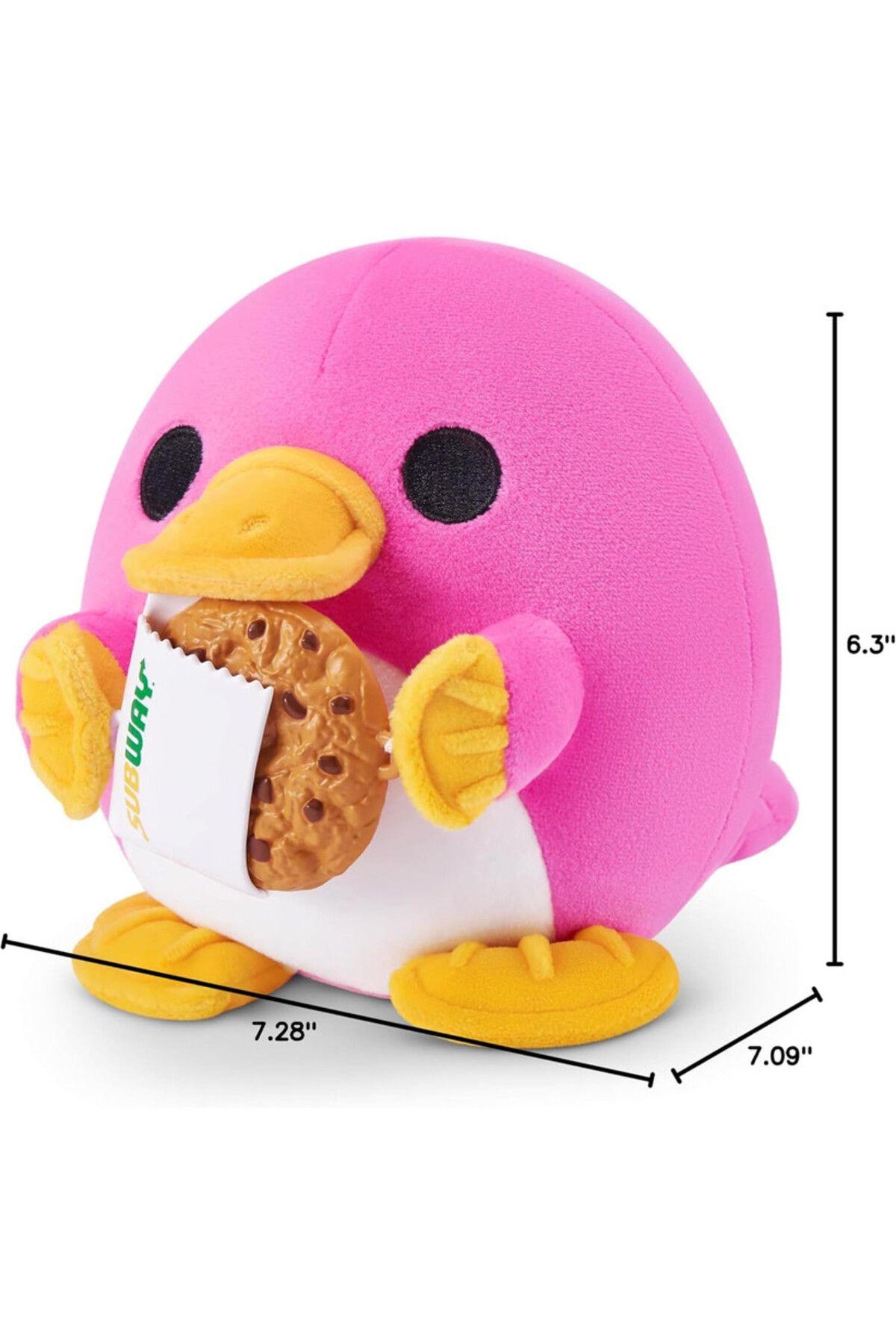 Zuru-Snackles Series 2 Platypus & Subway 8 Inch Plush by ZURU, Ultra Soft Plush, Collectible Plush wit... 4
