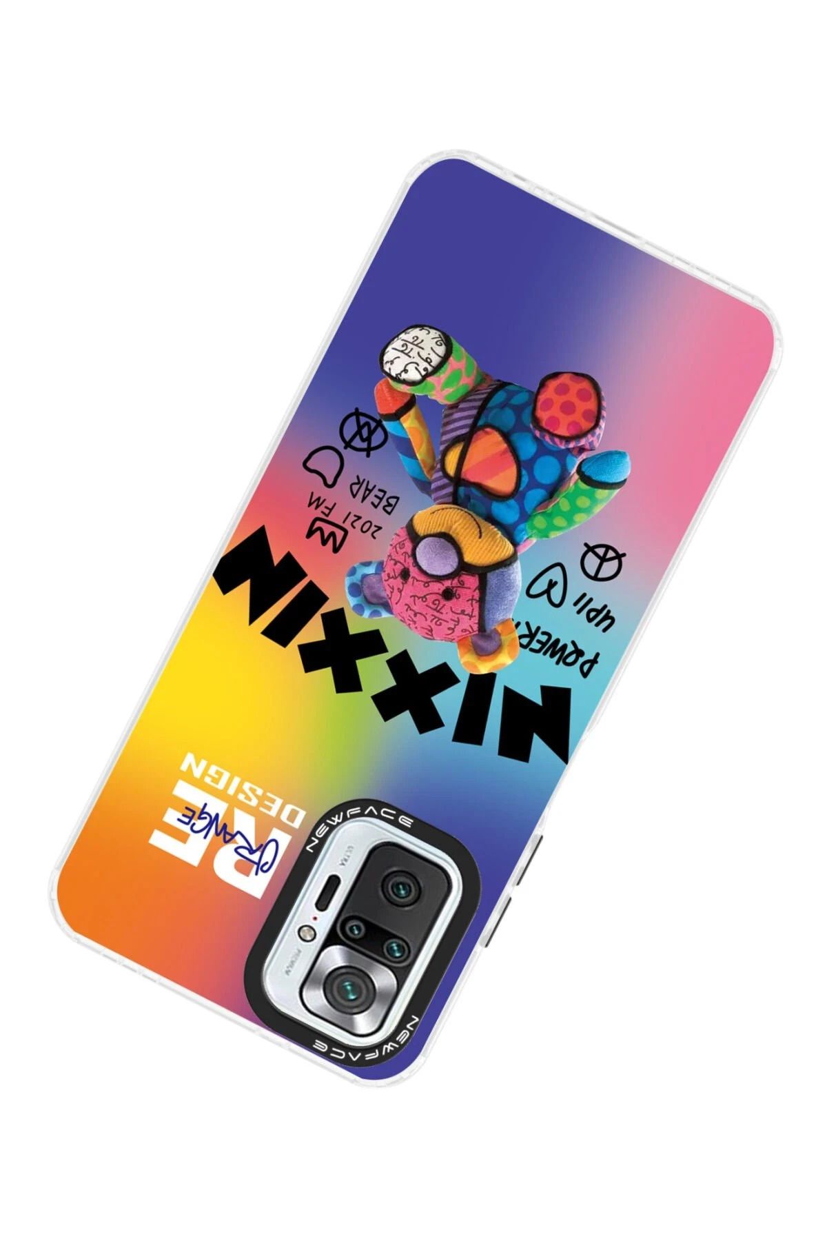 NewFace Xiaomi Redmi Note 10 Pro Uyumlu Kılıf Estoril Desenli Kapak - Estoril - 11 GLSTD