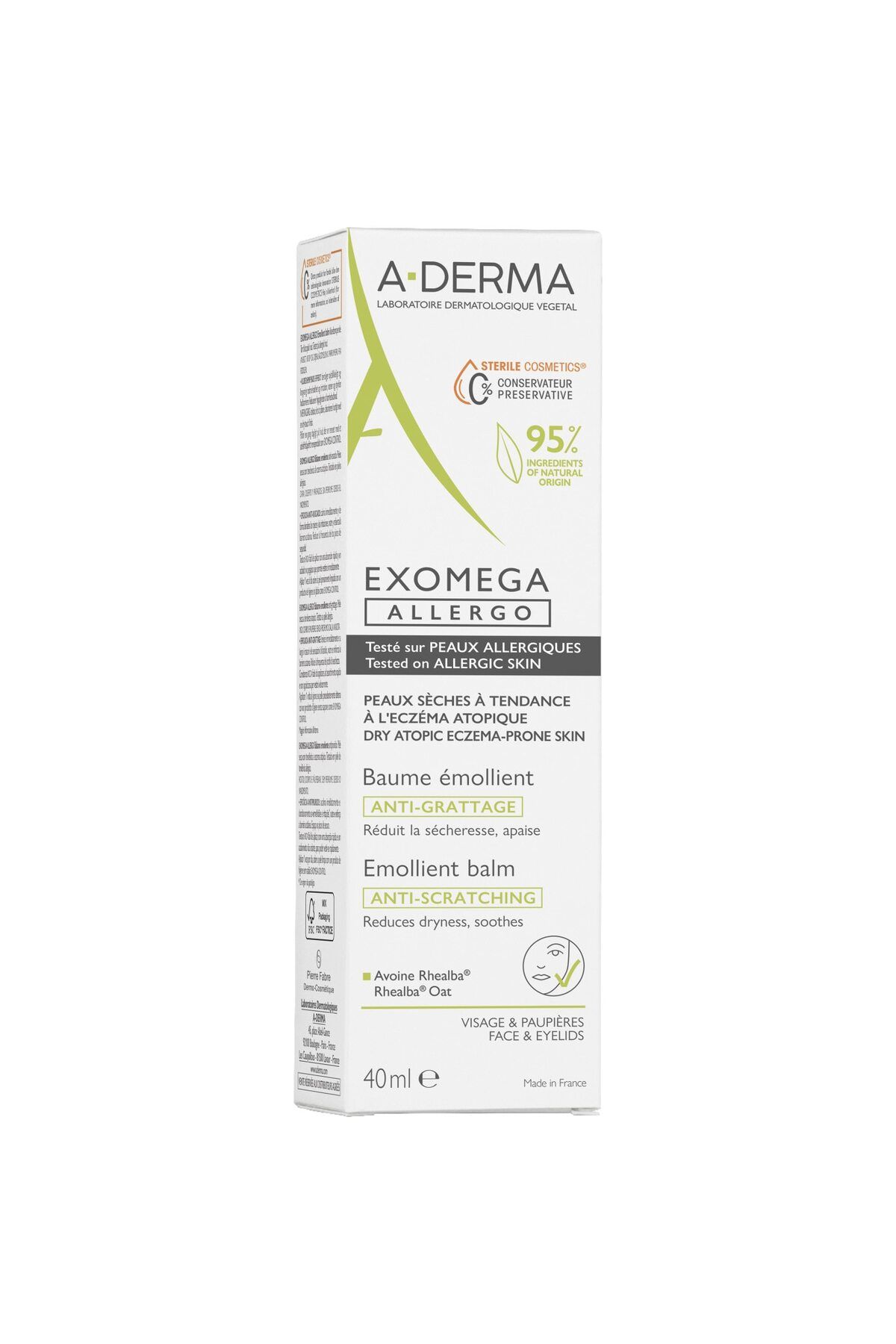 A-DERMA-Exomega Control Allergo balsam emolient 2