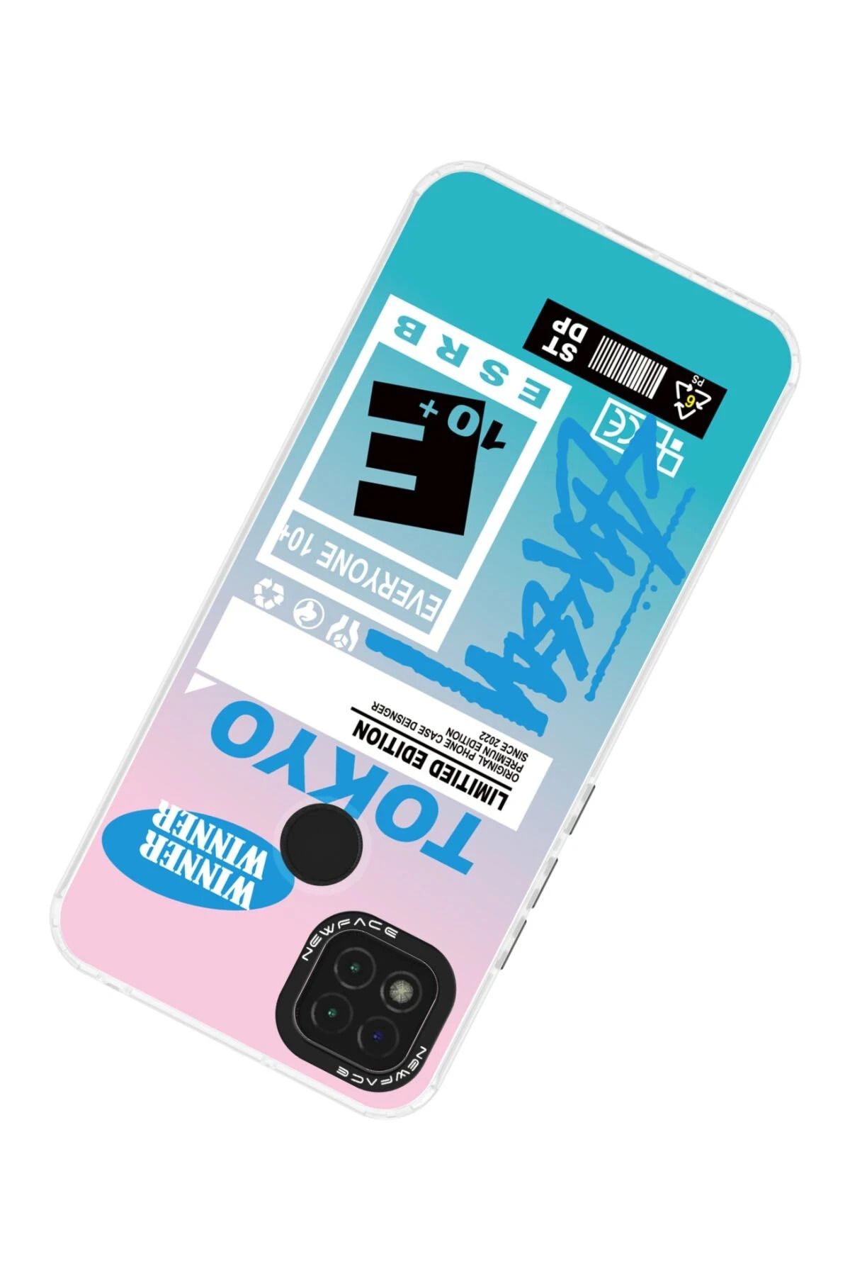 NewFace Xiaomi Redmi 9C Kılıf Estoril Desenli Kapak - Estoril - 1 NRMSA