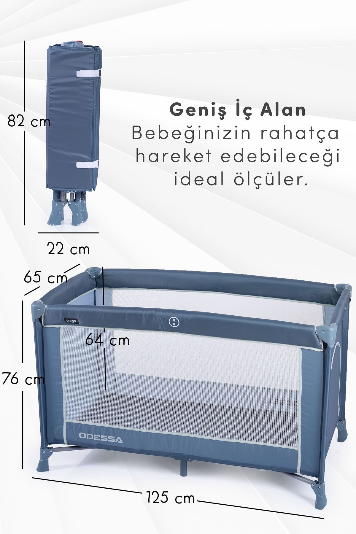 Prego Odessa Oyun Parkı Park Yatak Beşik fotoğrafı 6 (önizleme)