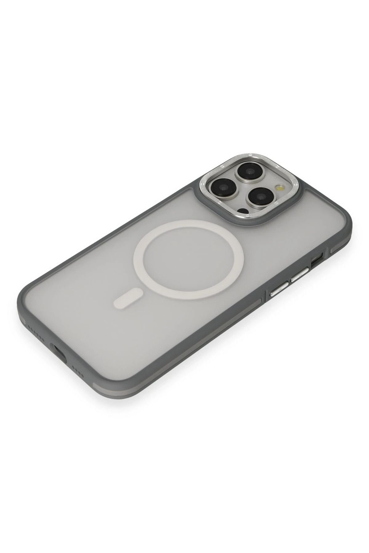 Joko iPhone 14 Pro Kılıf Rocky Magsafe Kapak - Gümüş NRMSA