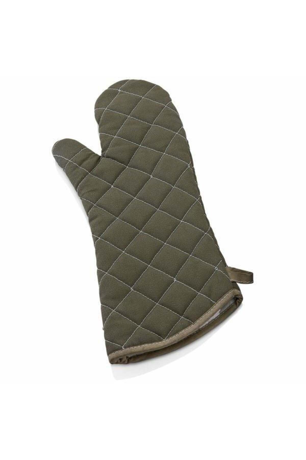 Biradlı Yanmaz Fırın Eldiveni 40 Cm