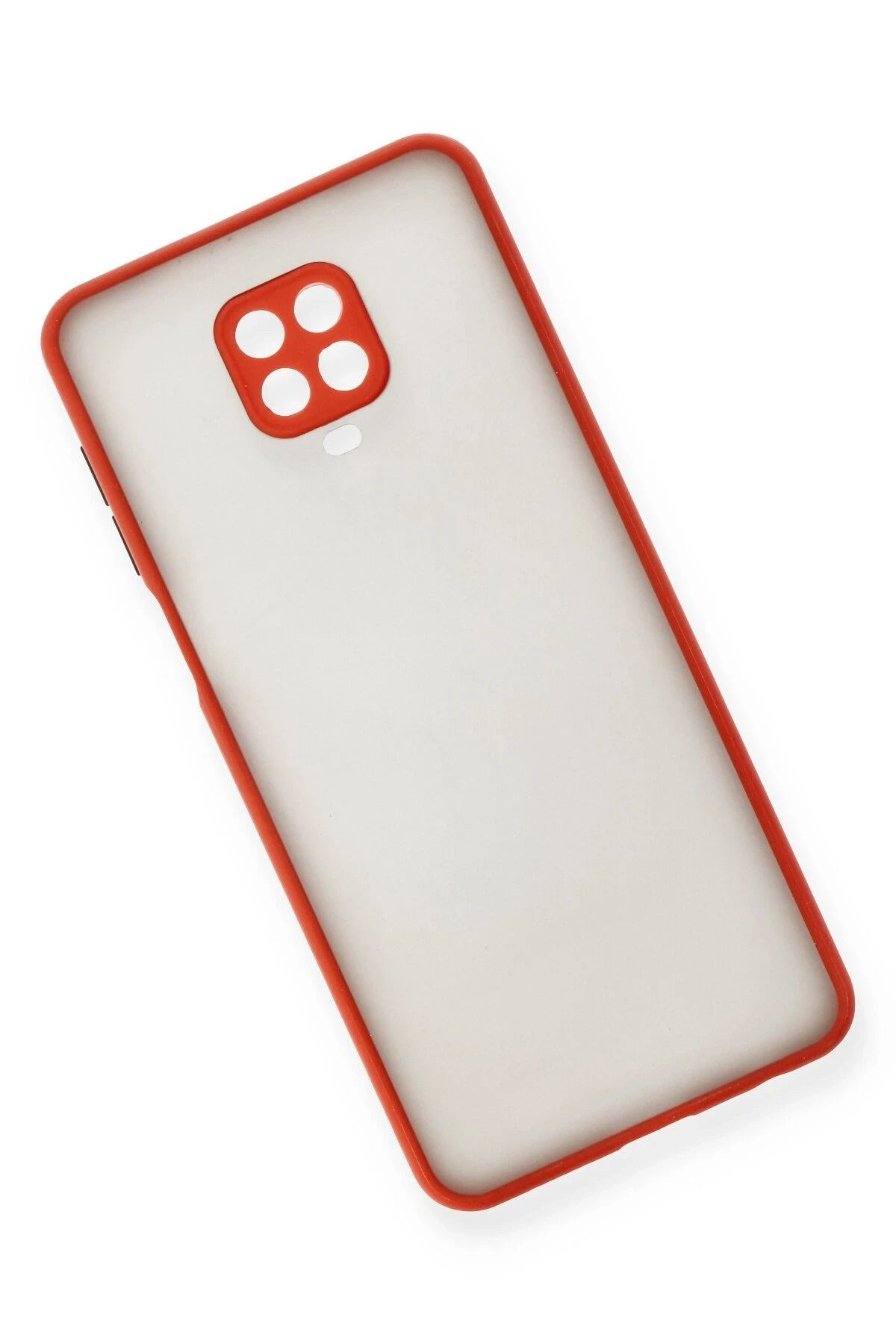NewFace Xiaomi Redmi Note 9 Pro Kılıf Montreal Silikon Kapak - Kırmızı SVLRS