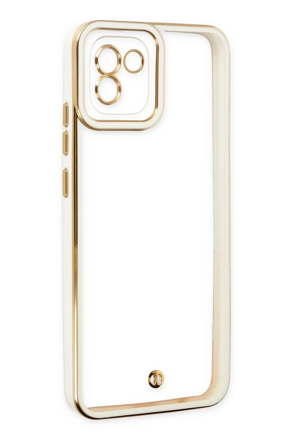 NewFace Samsung Galaxy A03 Kılıf Liva Lens Silikon - Beyaz NRMSA