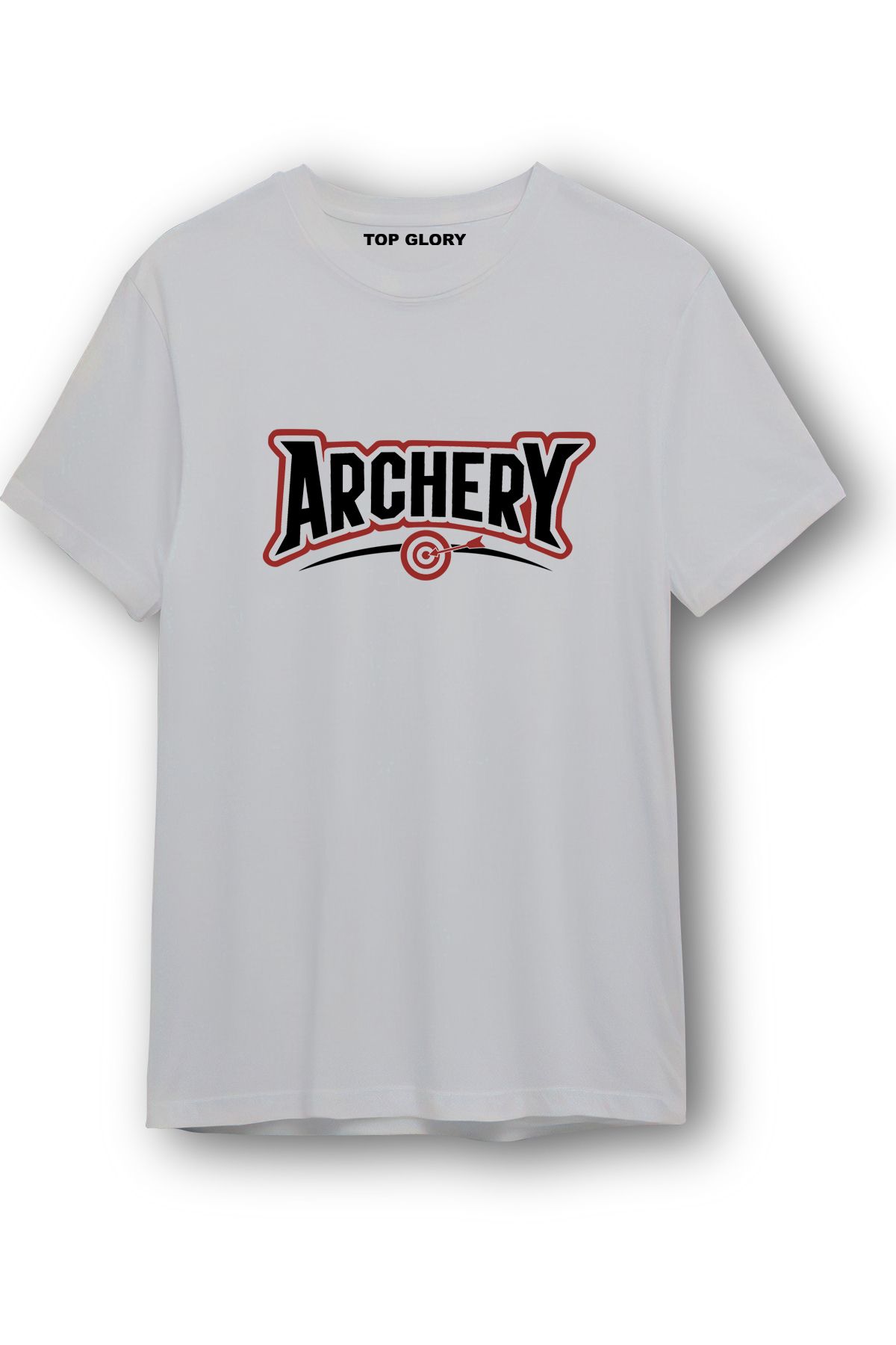 TOP GLORY Okçuluk Baskılı Spor T-Shirt Sporcu Tişörtü