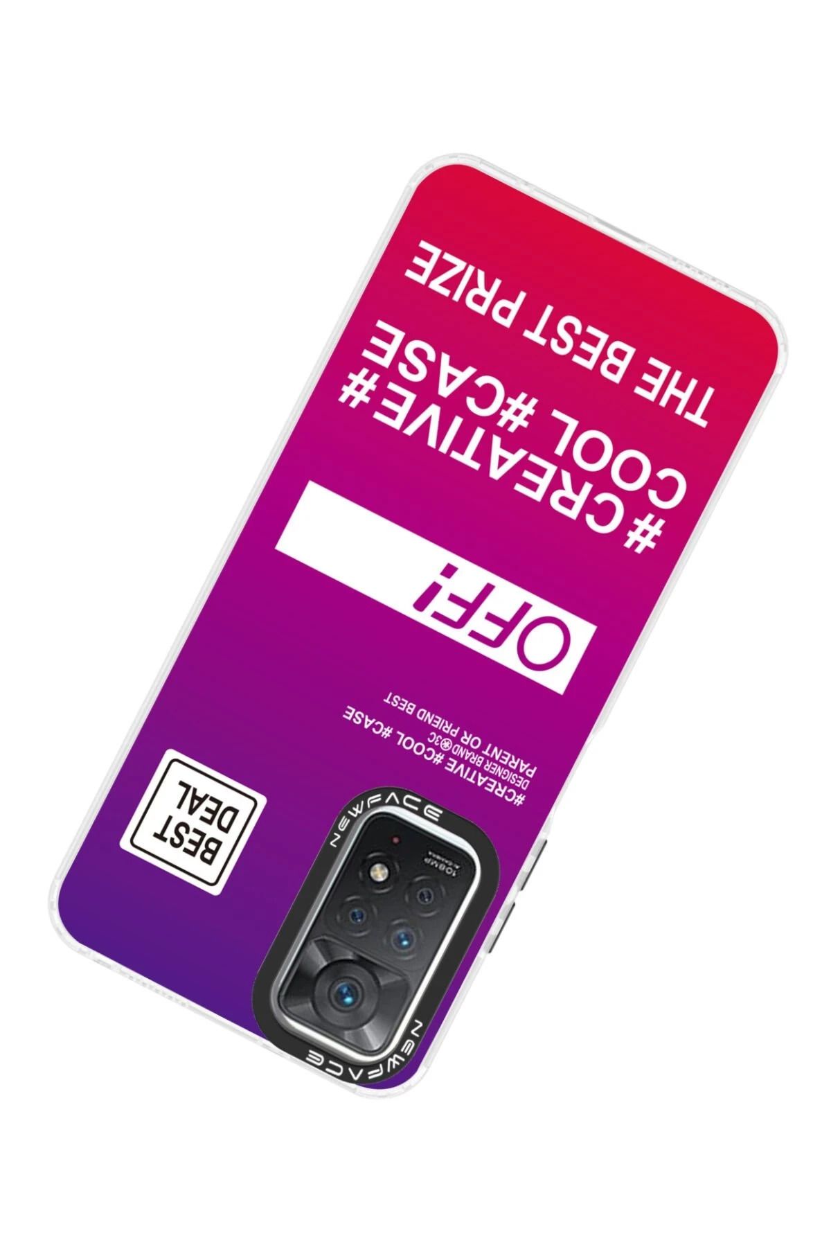 NewFace Xiaomi Redmi Note 11 Pro uyumlu  Kılıf Estoril Desenli Kapak - Estoril - 9 GLSTD