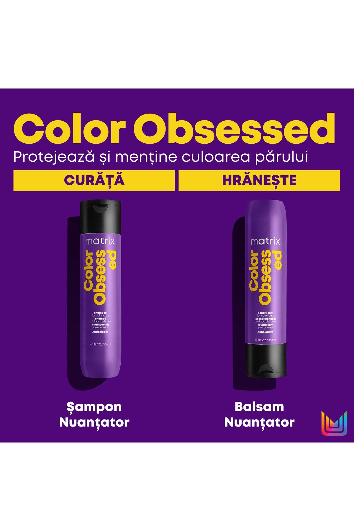 Matrix-Sampon Matrix Total Results Color Obsessed pentru par vopsit 7