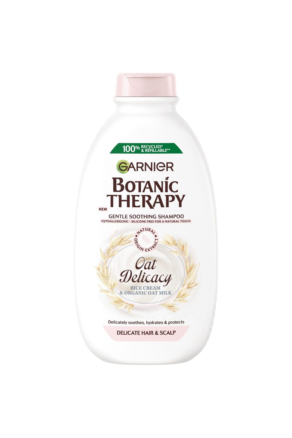 Garnier Sampoo Botanic Therapy Cremă De Orez Și Lapte De Ovăz Organic, 400 Ml Unisex - One Size