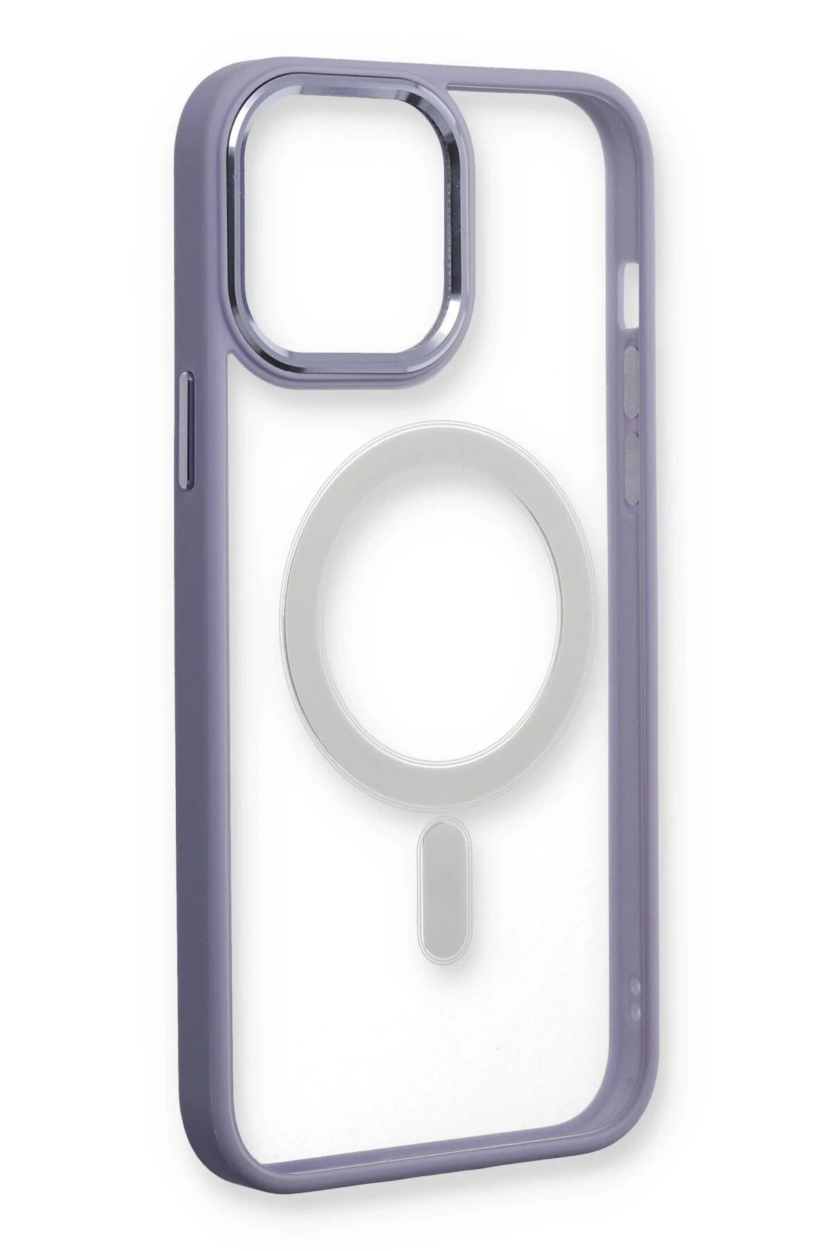 NewFace iPhone 13 Pro Max Kılıf Room Magneticsafe Silikon - Lila SVLRS