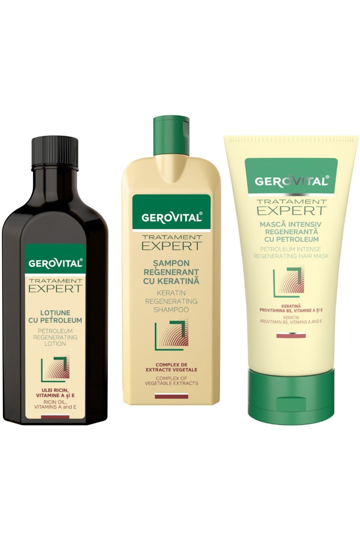 GEROVITAL Pachet Cadou Gerovital Tratament Expert: Lotiune Cu Petroleum Unisex - One Size