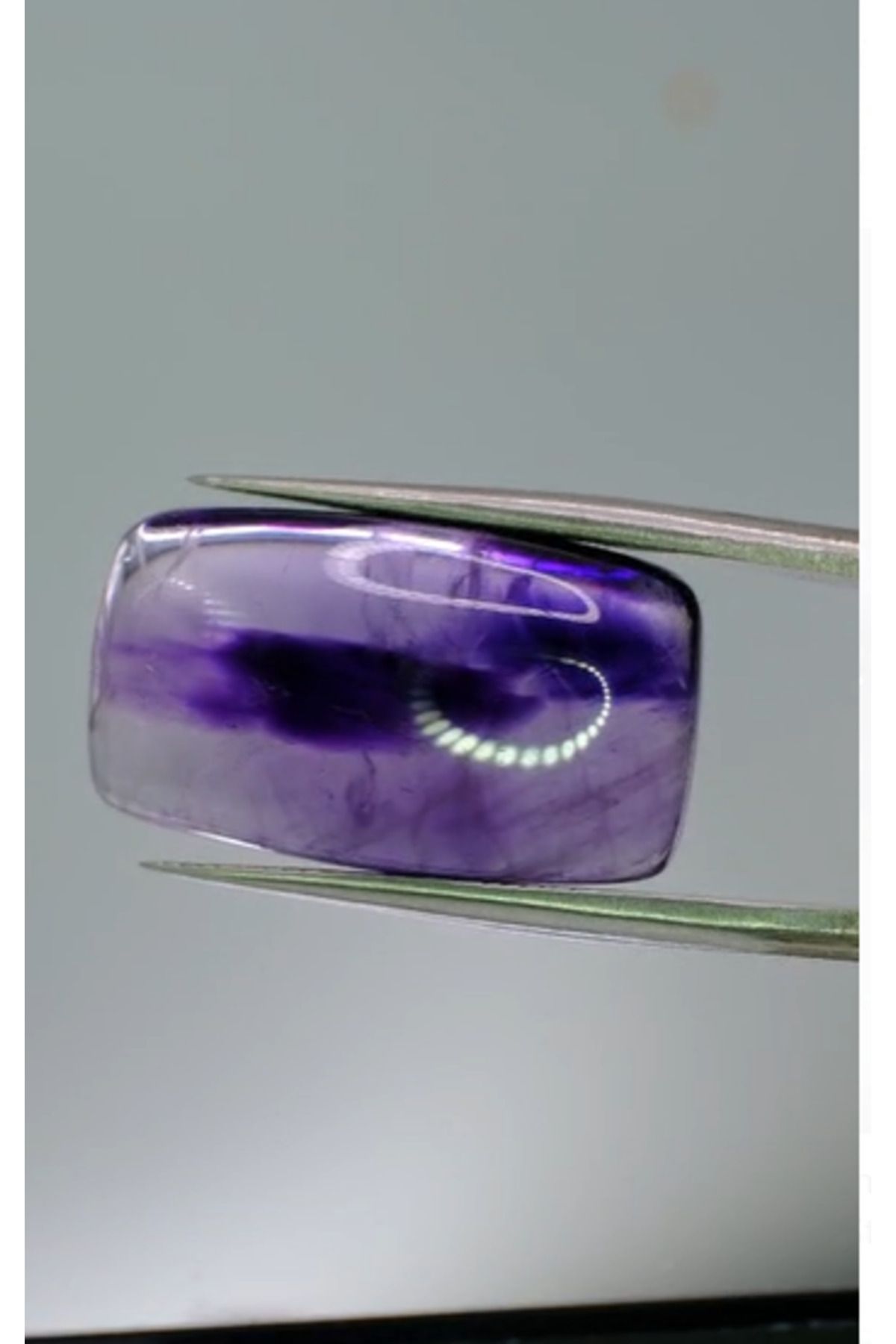Aries 16.20ct 22.3x12.8mm Octagon Cabachon Natural Star Amethyst