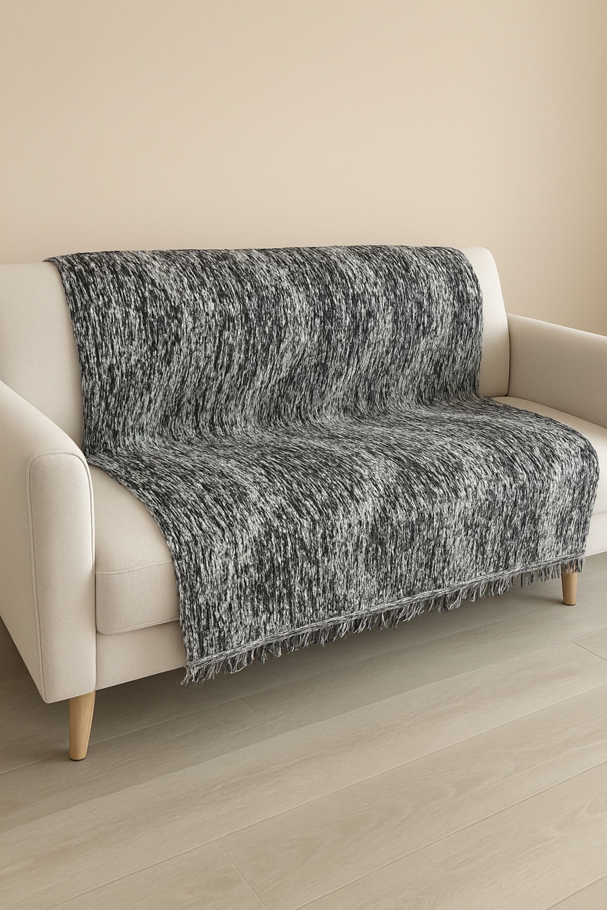 MixCotton Home Şık Tasarım Koltuk Örtüsü Keten/Pamuk 220x170 Cm