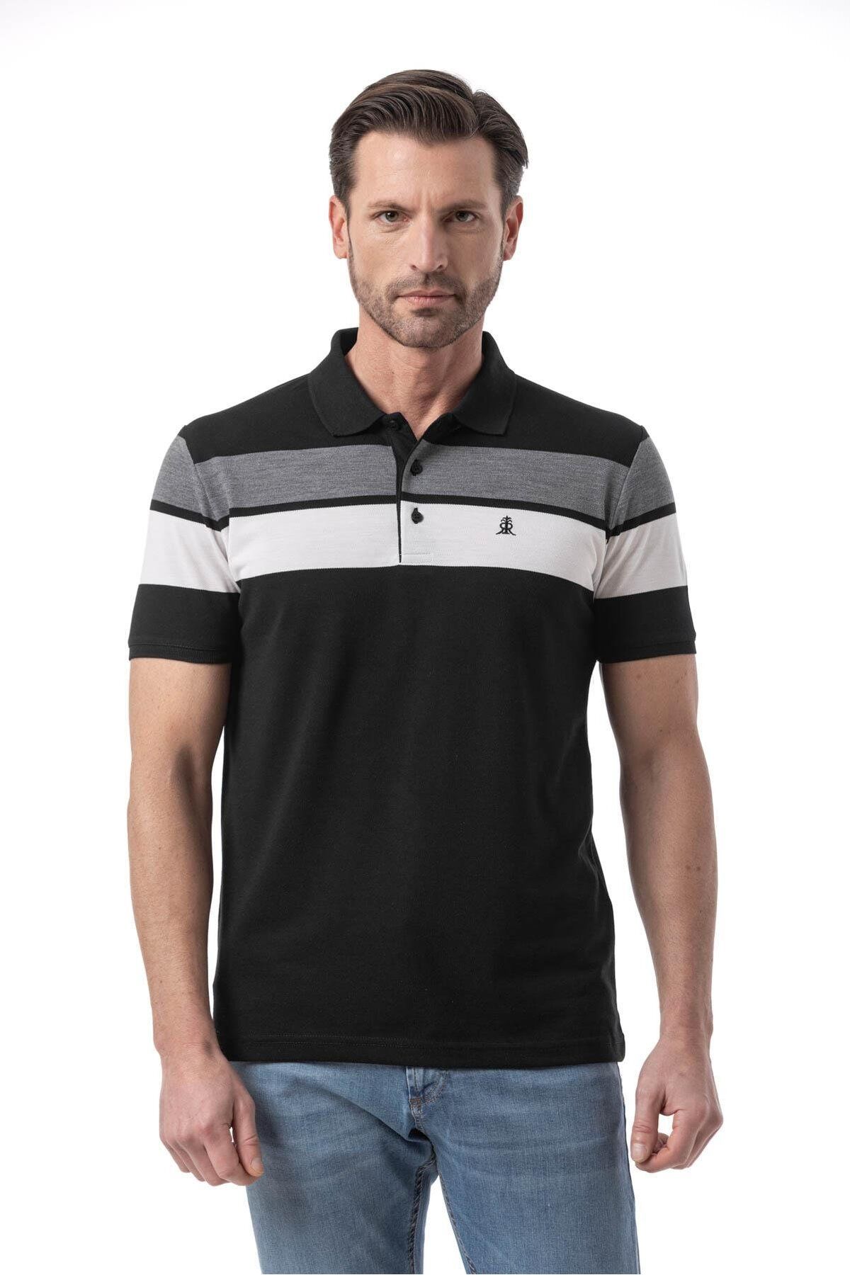rugatchi Yatay Çizgili Polo T-Shirt