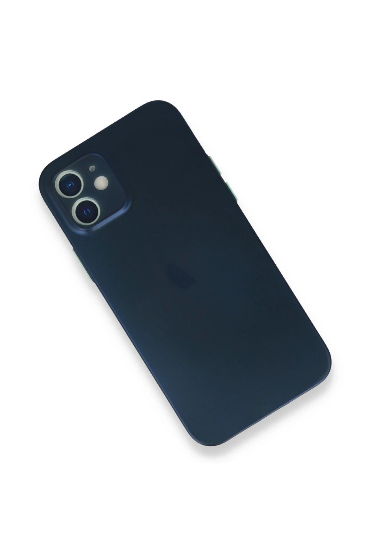 NewFace iPhone 12 Mini Kılıf PP Ultra İnce Kapak - Mavi GLSTD