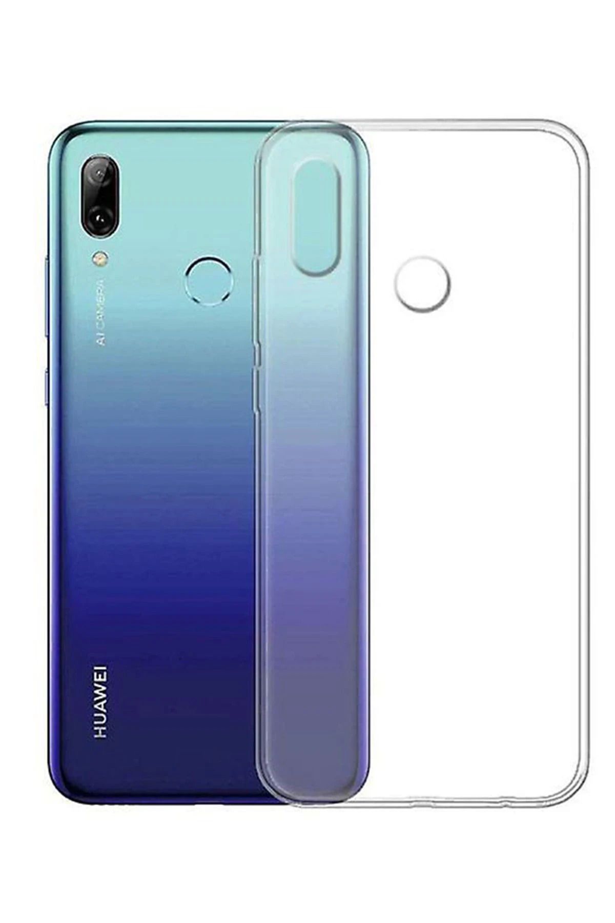NewFace Huawei P Smart 2019 Kılıf Lüx Şeffaf Silikon NRMSA