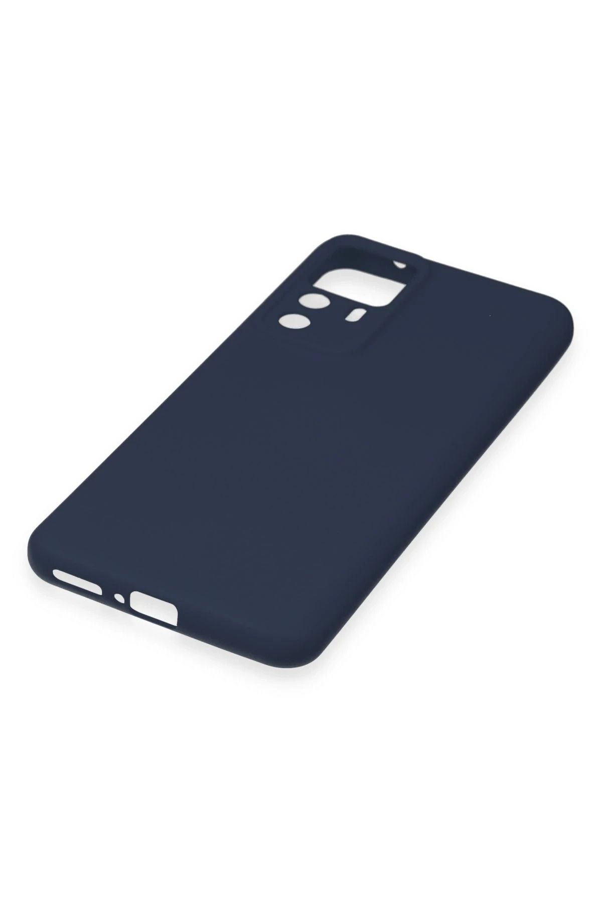 NewFace Xiaomi Mi 12T Pro Kılıf Nano içi Kadife Silikon - Lacivert GLSTD