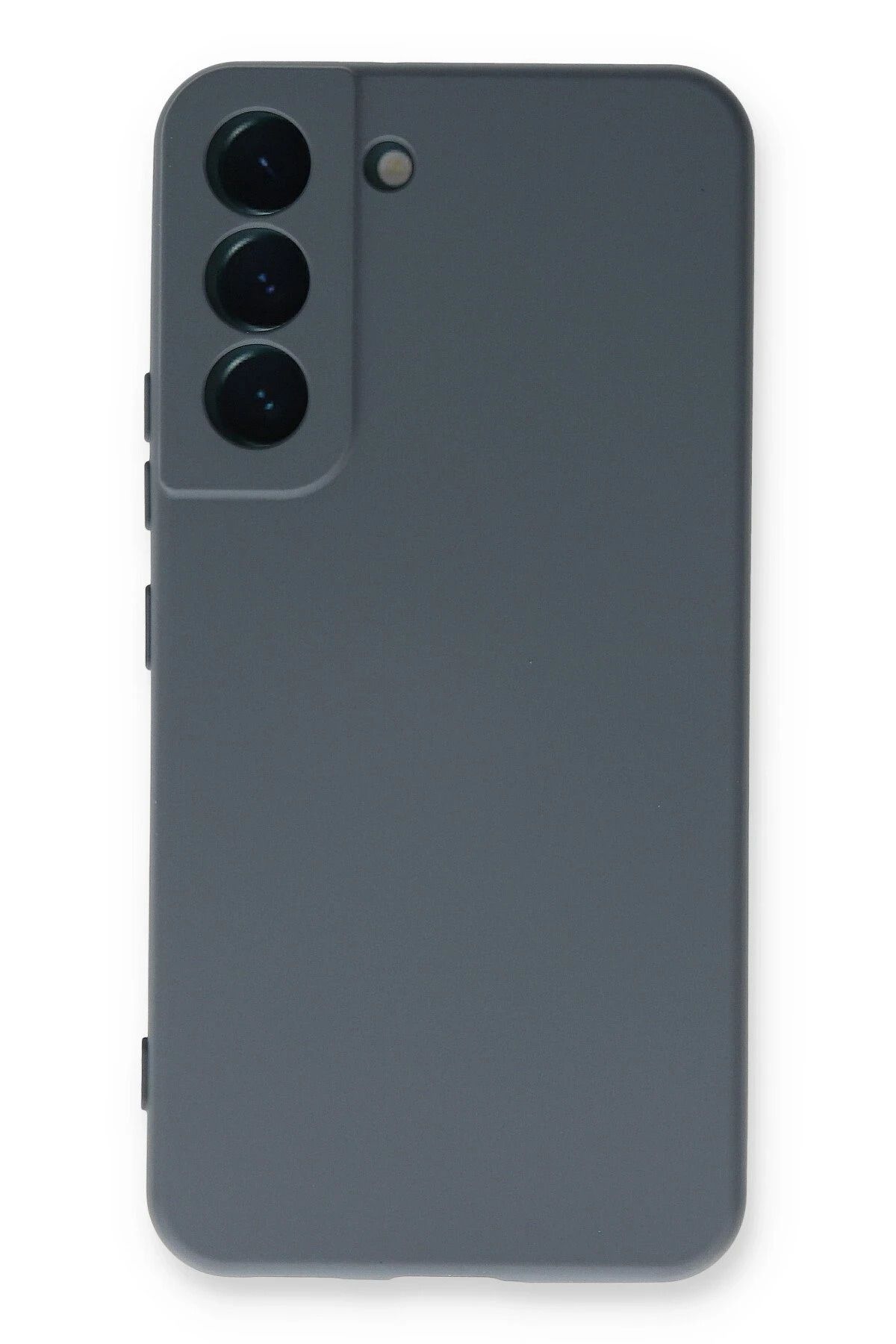 NewFace Galaxy S22 Plus uyumlu Kılıf Nano içi Kadife Silikon - Gri GLSTD