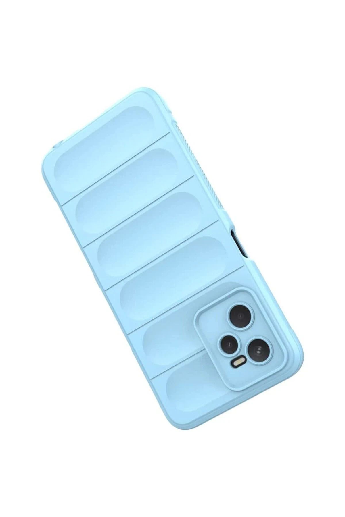 NewFace Realme C35 uyumlu  Kılıf Optimum Silikon - Sky Blue GLSTD