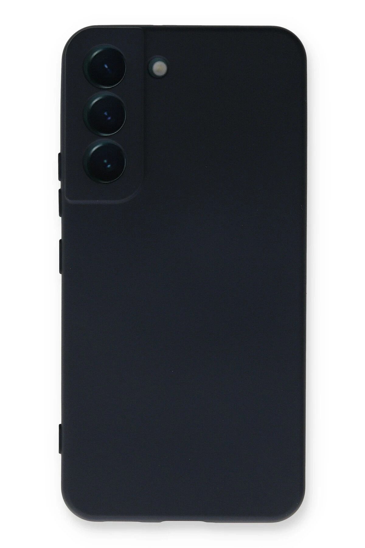NewFace Galaxy S22 Plus uyumlu Kılıf Nano içi Kadife Silikon - Lacivert GLSTD