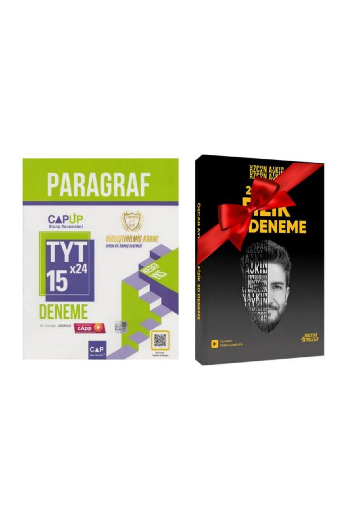 Parlayan Projeler Çap TYT Paragraf 10 x 24 Up Deneme +2024 TYT Özcan Aykın Fizik 30 Deneme Hediye