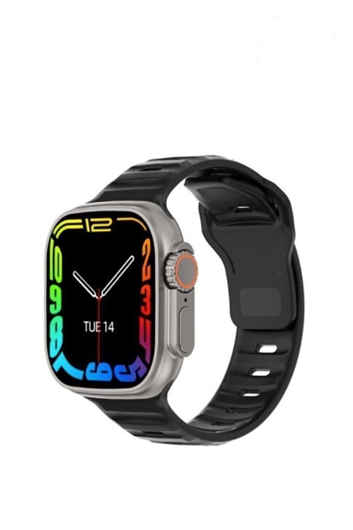 YNT İthalat Dt8 Ultra 2.0 Inç Nfc Özellikli Bt Çağrı Destekli Akıllı Saat 49mm
