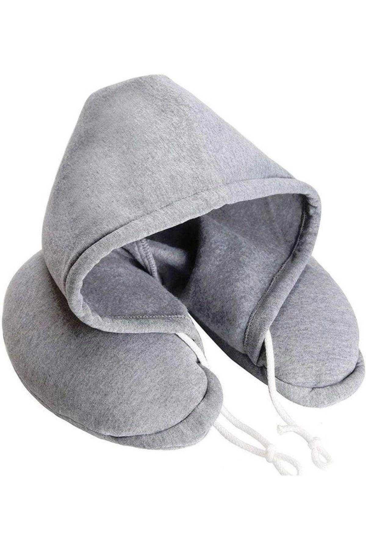 CRACOS Perna De Voiaj Pentru Gat Cu Gluga, , Accesoriu De Calatorie, Birou Sau Masina, 30x28 Cm, Gri Unisex - M