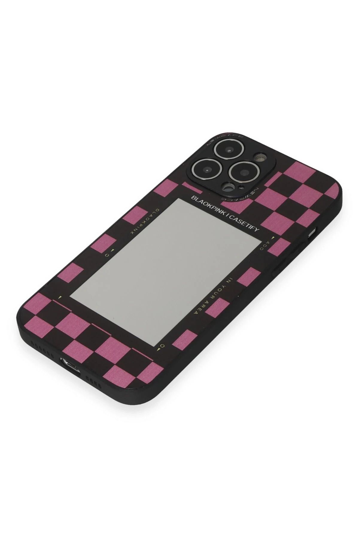 NewFace iPhone 13 Pro Max Uyumlu Kılıf Mirror Desenli Kapak - Mirror - 8 GLSTD