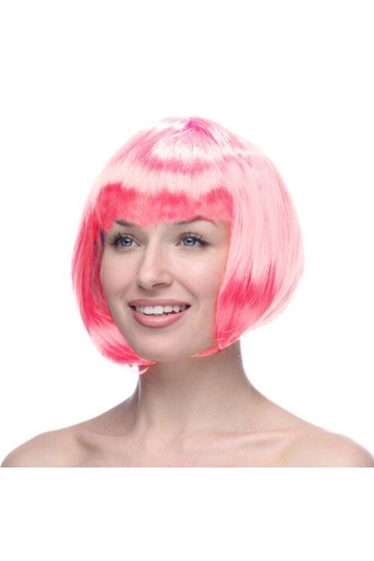 Otocub Pembe Renk Peruk Küt Saç