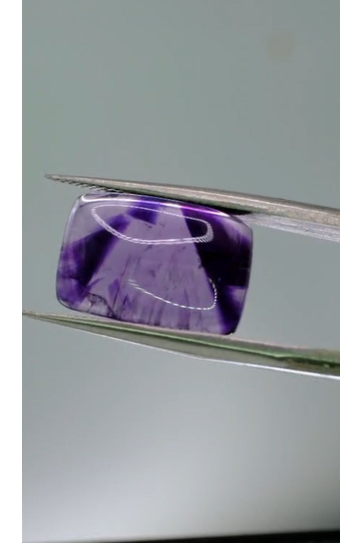 Aries 8.00ct 15.7x10.7mm Octagon Cabachon Natural Star Amethyst