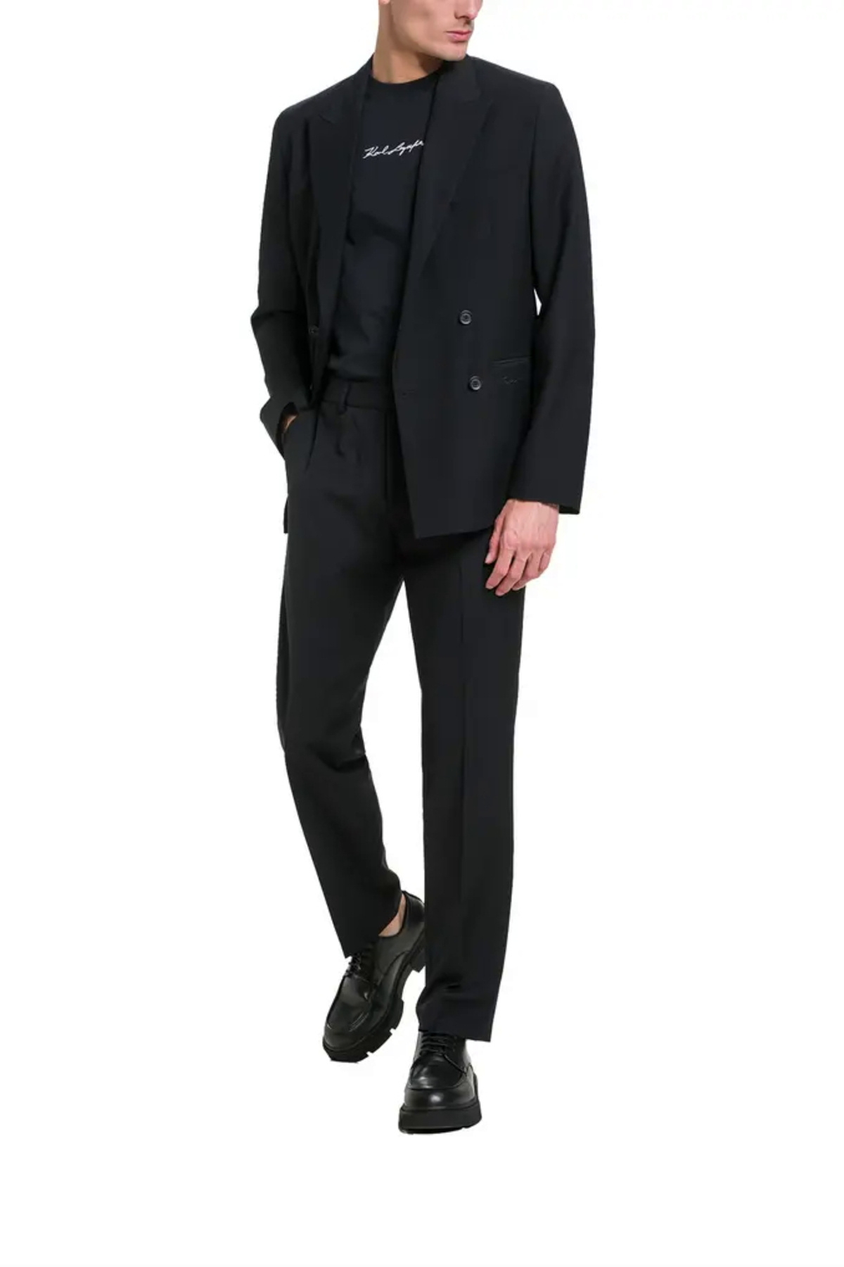 Karl Lagerfeld-Sacou Barbati ceremony Karl Lagerfeld Negru 2XL INTL 3