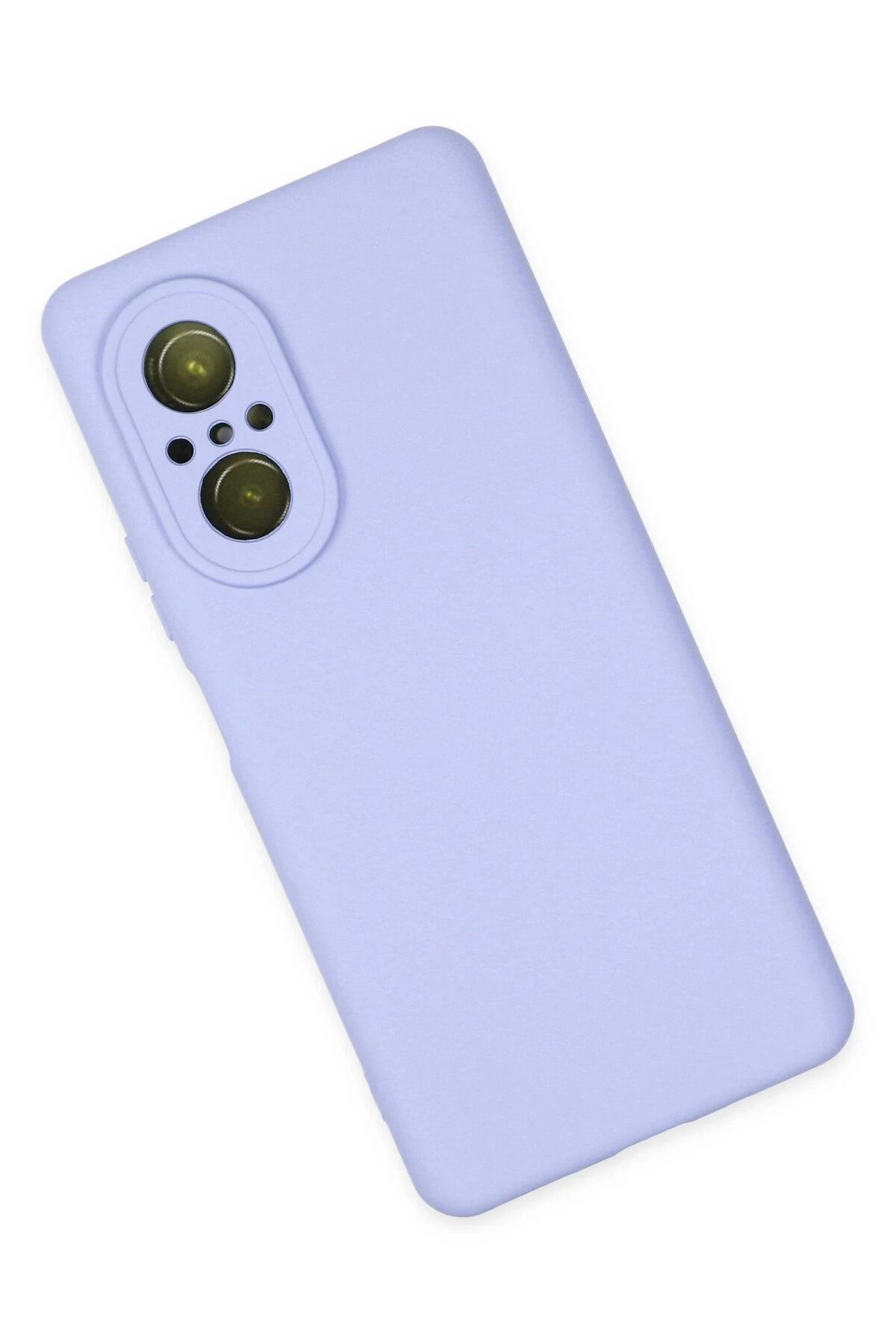 NewFace Huawei Nova 9 SE uyumlu  Kılıf Nano içi Kadife Silikon - Lila WLZOR