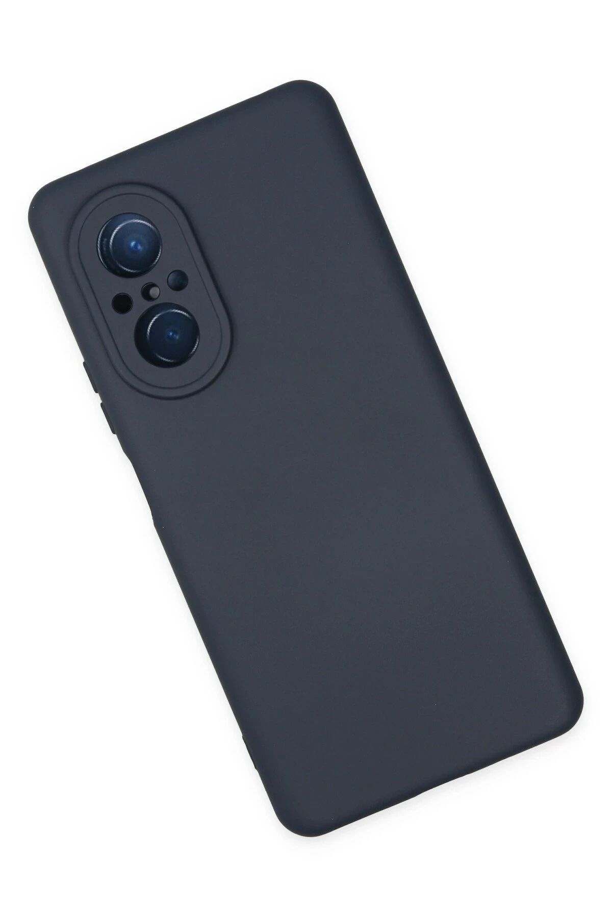 NewFace Huawei Nova 9 SE Kılıf Nano içi Kadife Silikon - Lacivert WLZOR