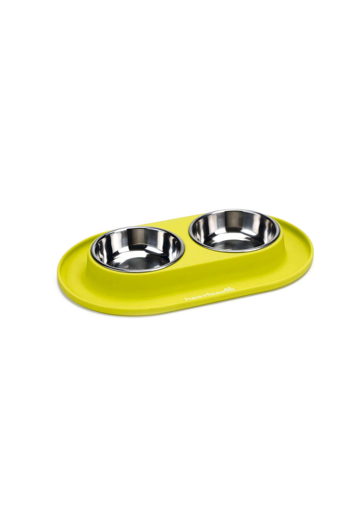 Beeztees Köpek İkili Mama ve Su Kabı, Paslanmaz Çelik, 31x19cm, 2x125ml SVLRS