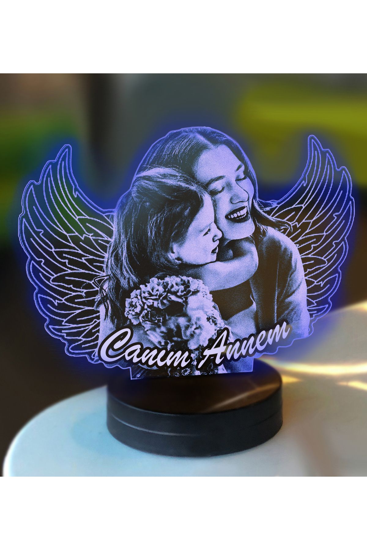 hediye-ci Anneler Günü Melek Led Lamba