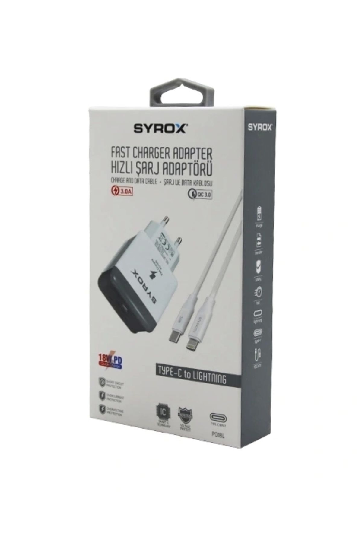 STOREMAX İPHONE TYPE-C TO LIGHTNING HIZLI EV ŞARJ SETİ 3.0A 18W PD (5047)