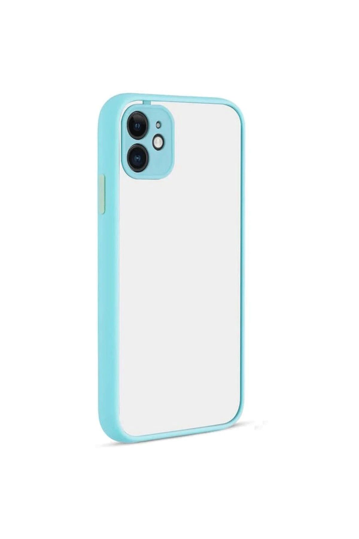 NewFace iPhone 12 Kılıf Montreal Silikon Kapak - Turkuaz SVLRS