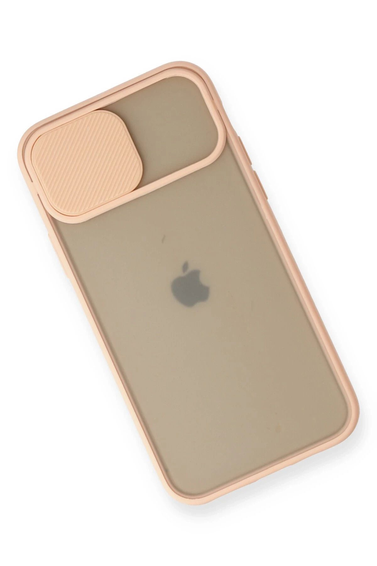 NewFace iPhone 11 Pro Kılıf Palm Buzlu Kamera Sürgülü Silikon - Pembe WLZOR