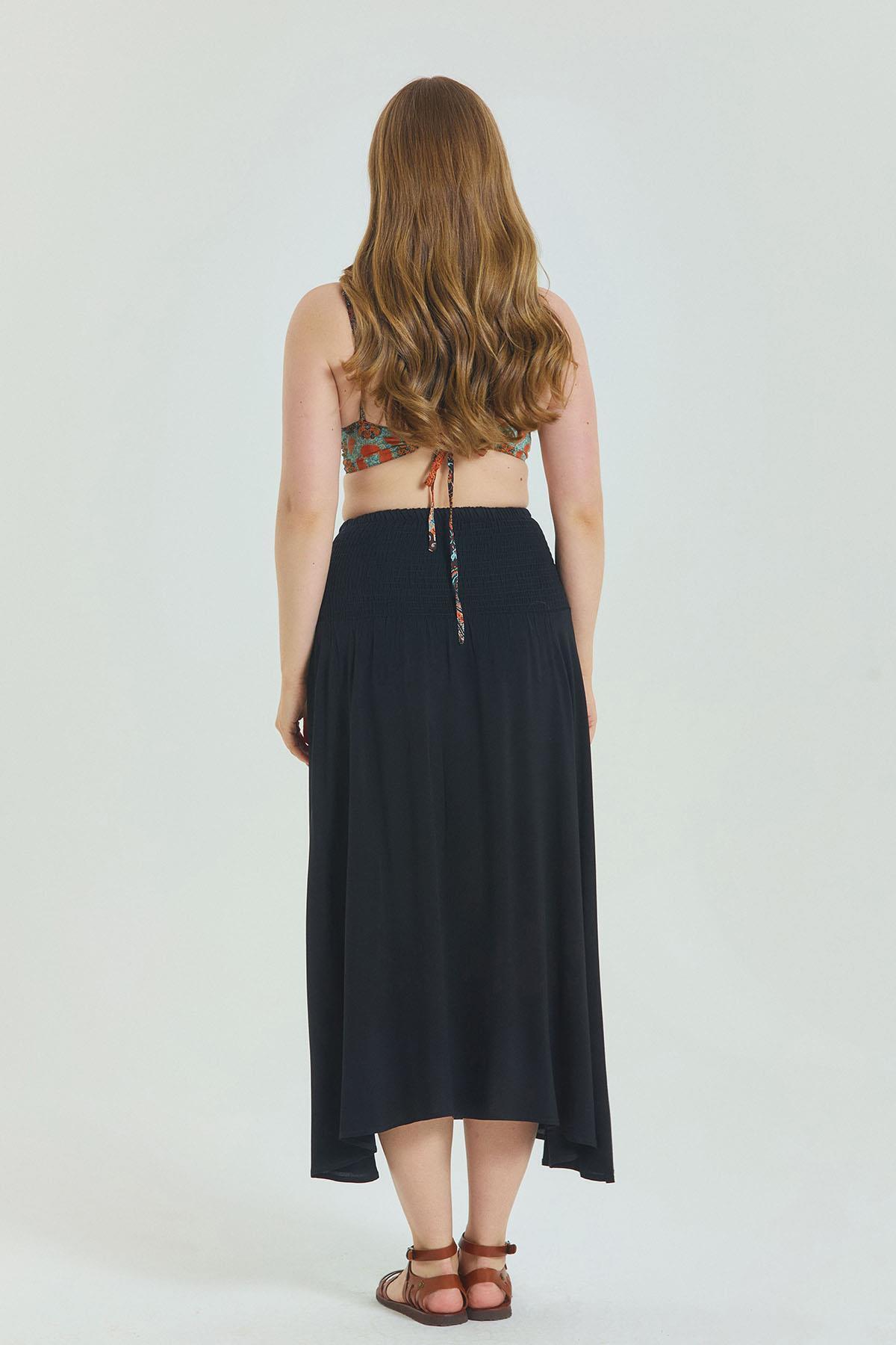 Los banditos-Gipe Waistband Large Size Skirt 5