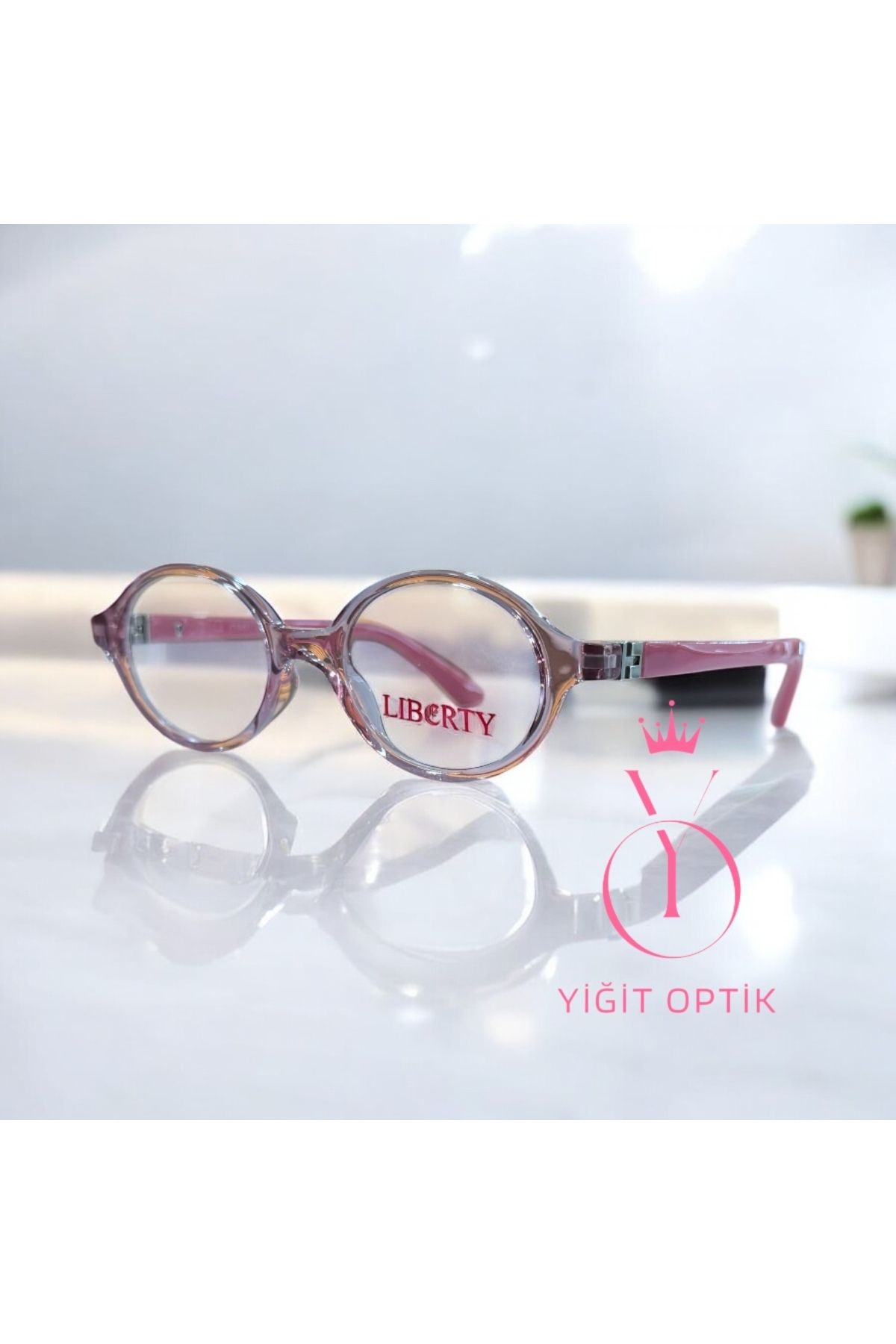 Liberty Mod 208 c07 38-16-120 Çocuk optik cam uyumlu gözlük 4-6 yaş Demo camlı ( KIRILMAZ )