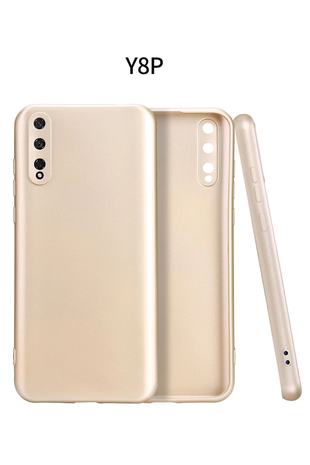 NewFace Huawei Y8P Kılıf First Silikon - Rose Gold GLSTD