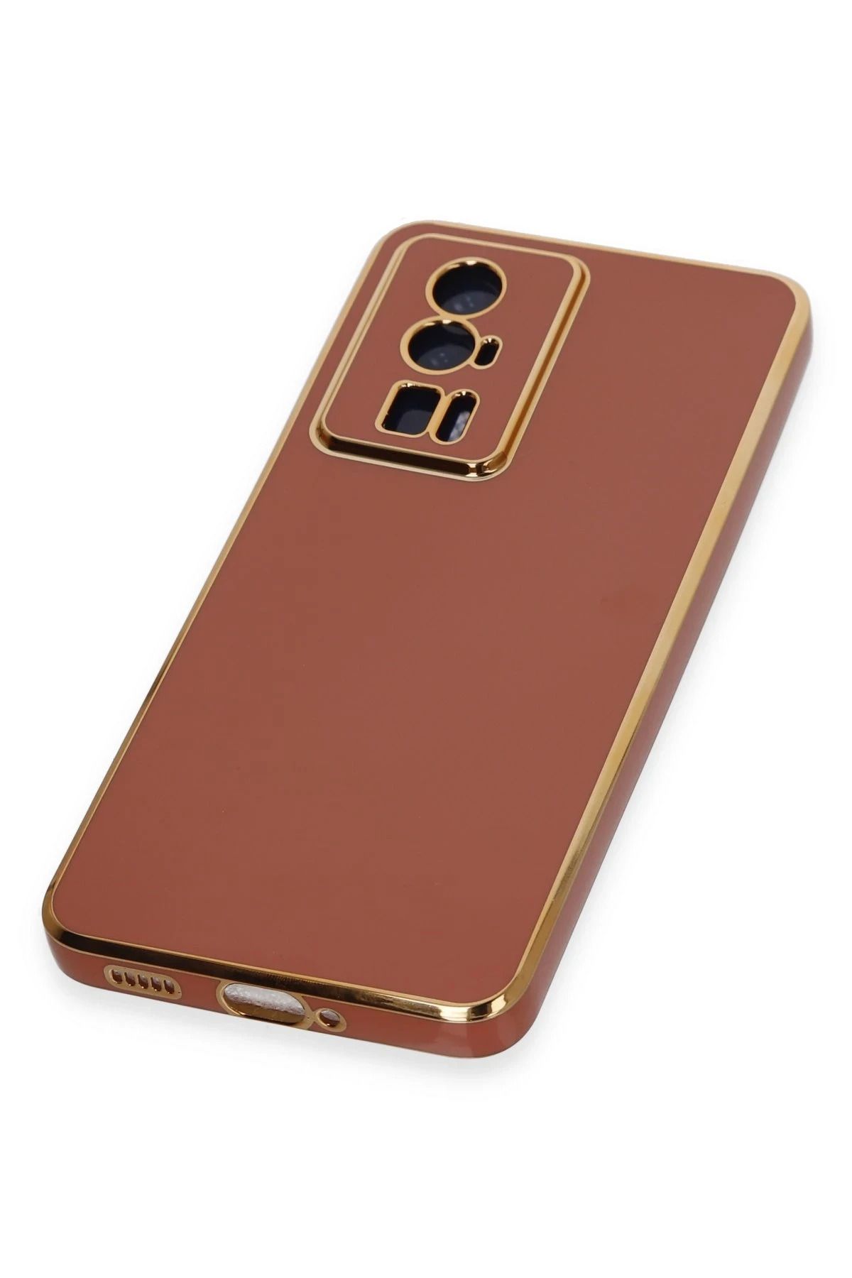 NewFace Xiaomi Poco F5 Pro Kılıf Volet Silikon - Kırmızı FLKRY
