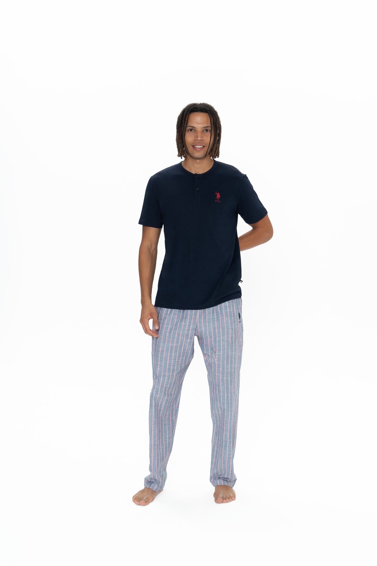 U.S. Polo Assn. U.S. Polo Assn. U.S. POLO ASSN T-Shirt & Pantolon Takımı %100 PAMUK BNNTO.18.M.9.RKT.1.5.N.G.K.A.B.