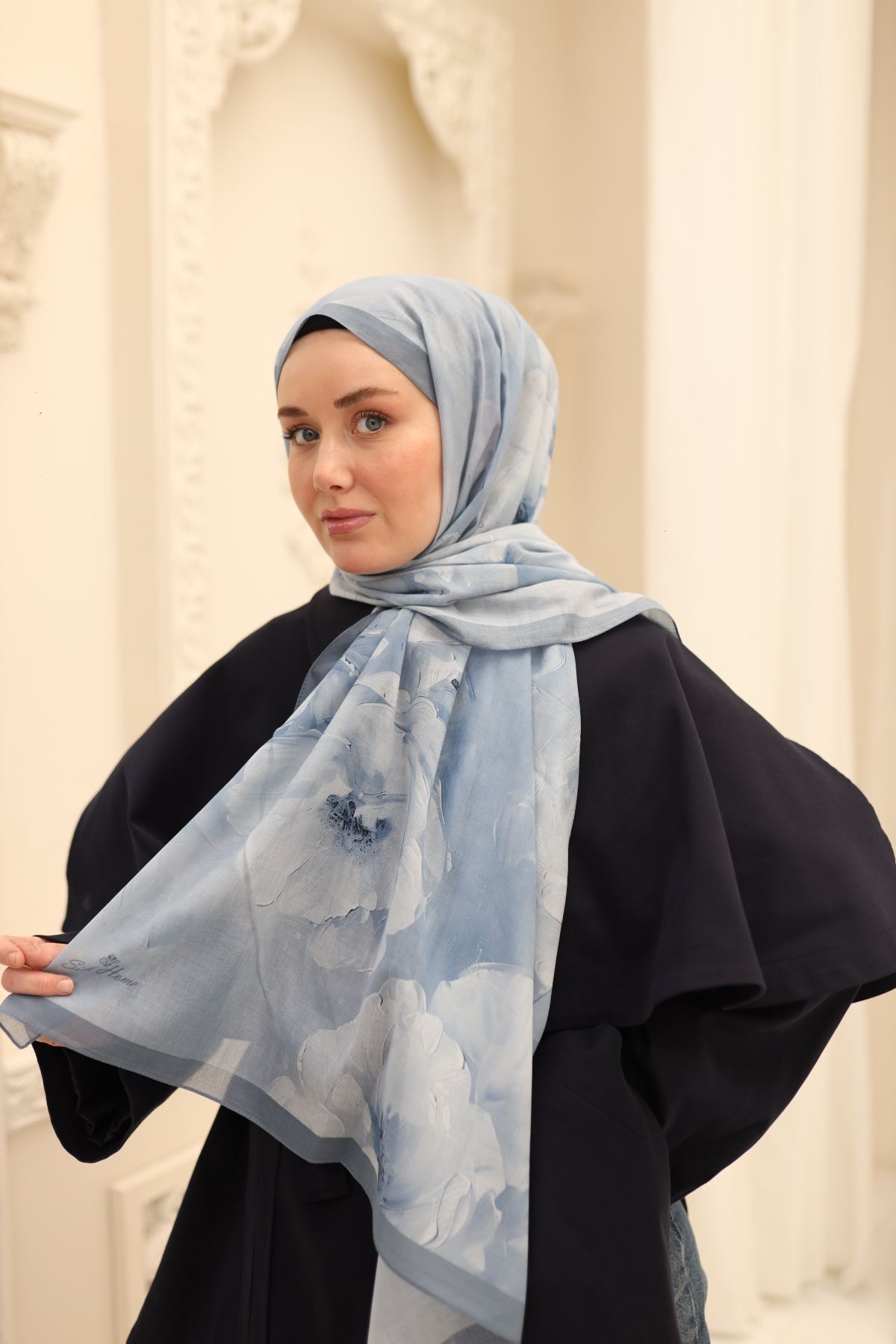Silk Home Manolya Desen Naria Şal