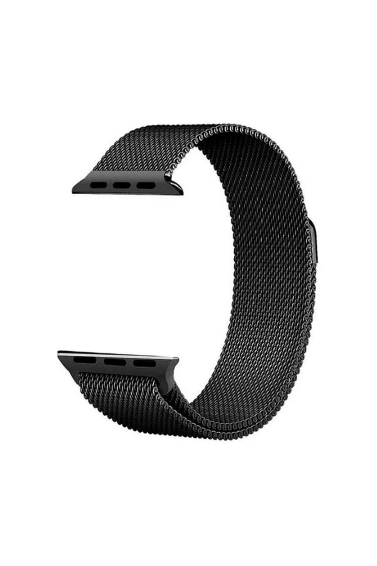YNT İthalat Watch 1 2 3 4 5 6 7 Se 42 Mm/44 Mm/45 Mm Uyumlu Hasır Örgü Metal Milano Kordon Kayış