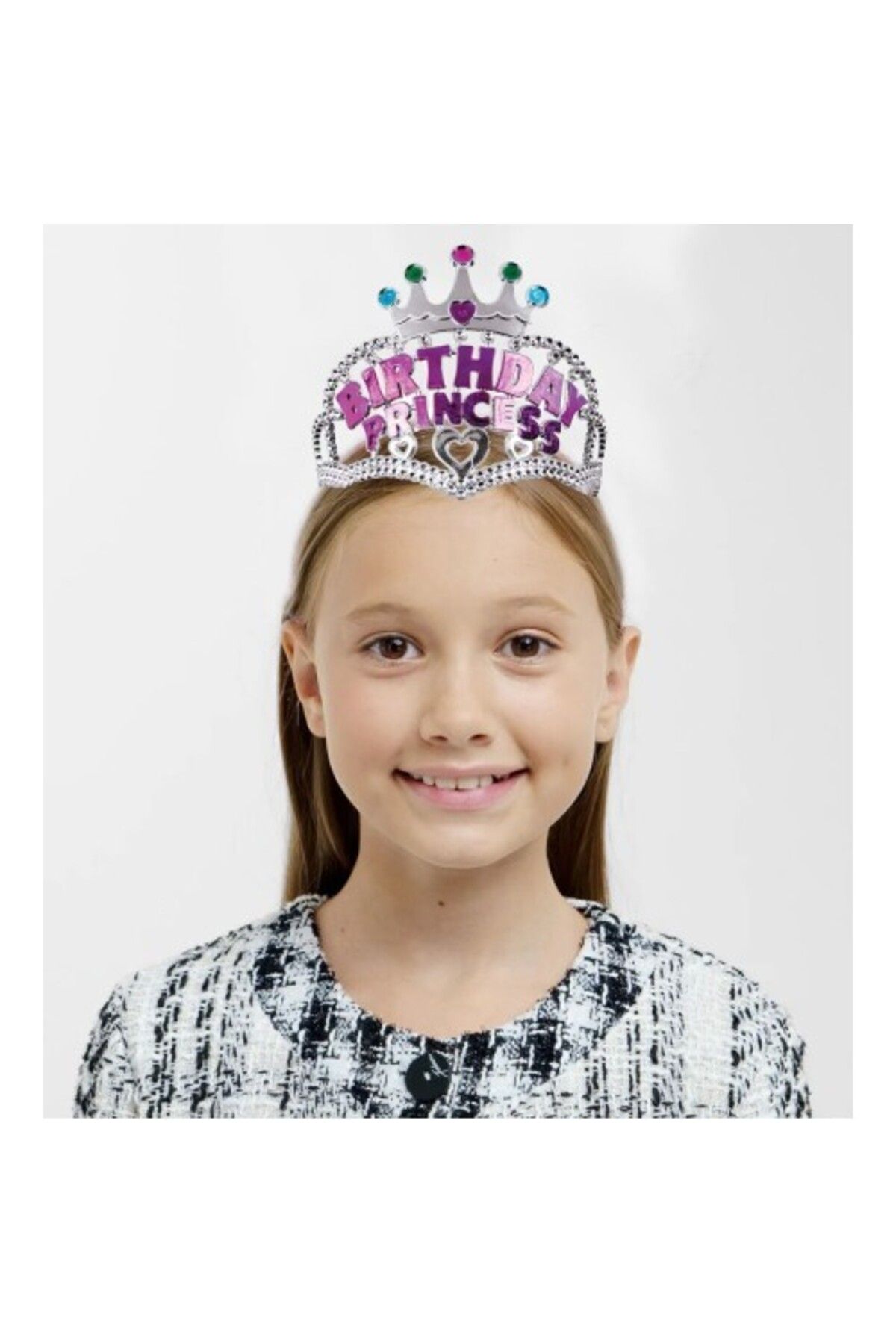 Otocub Birthday Prenses Yazılı Çocuk Parti Tacı